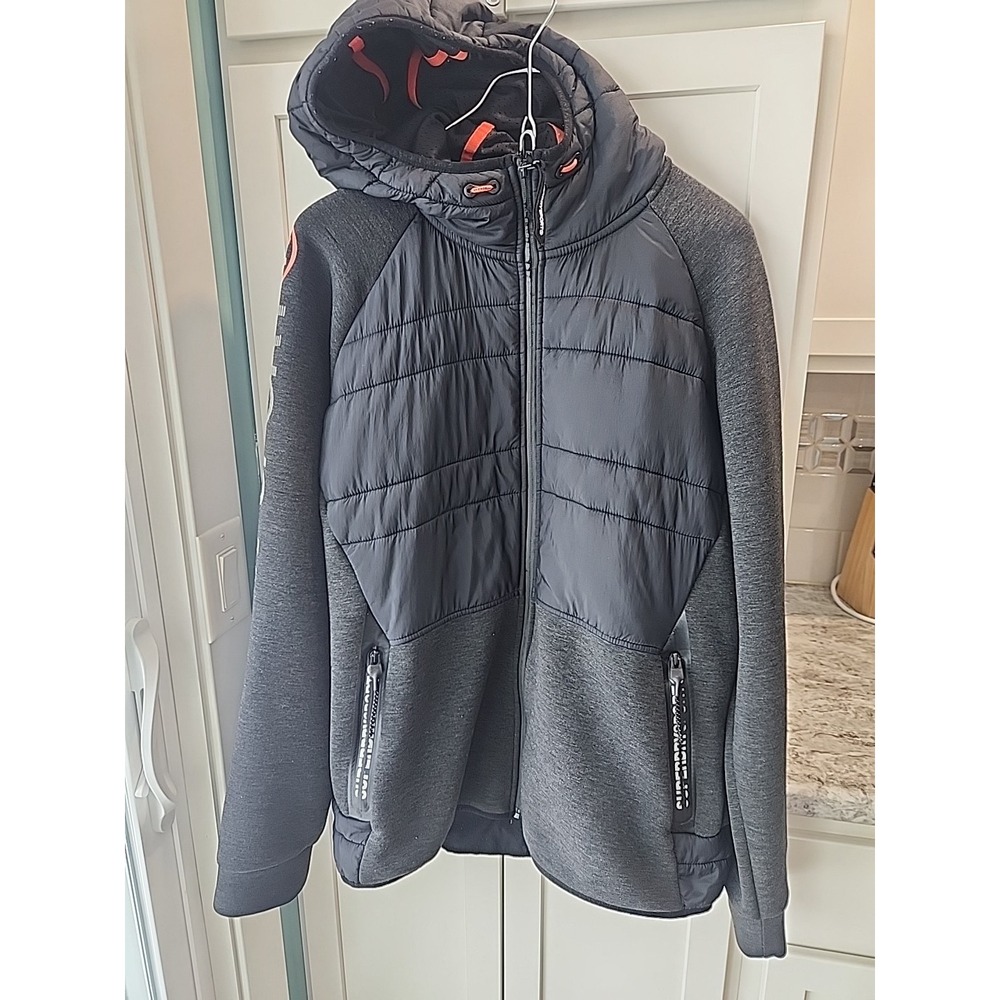 superdry sport jacket‎ Sz 2xl Mens Black